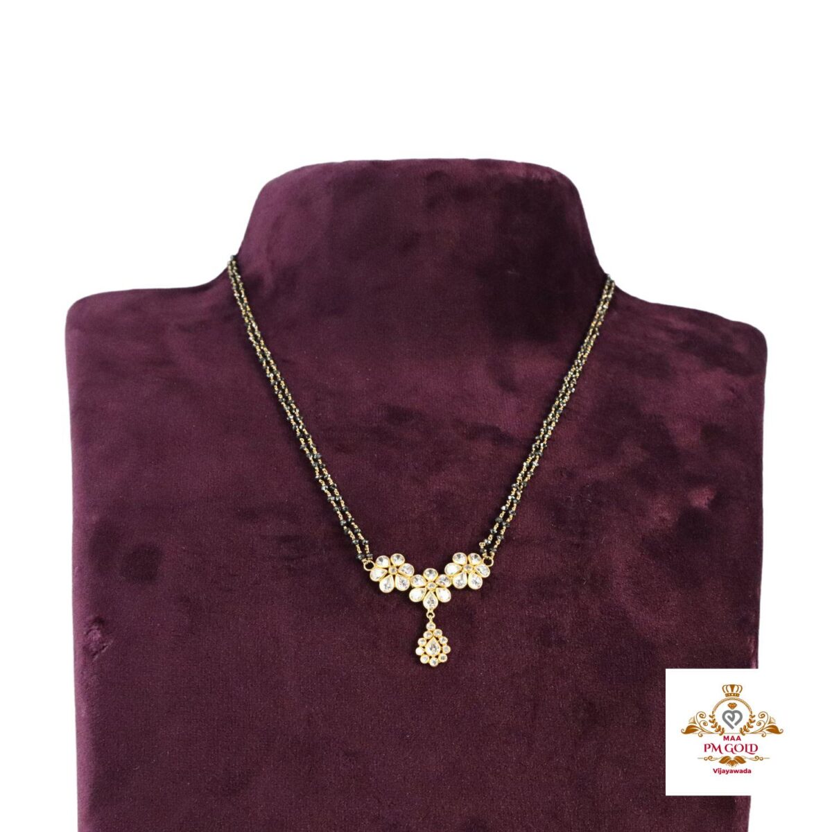 22 kt GOLD MANGALSUTRA MS001