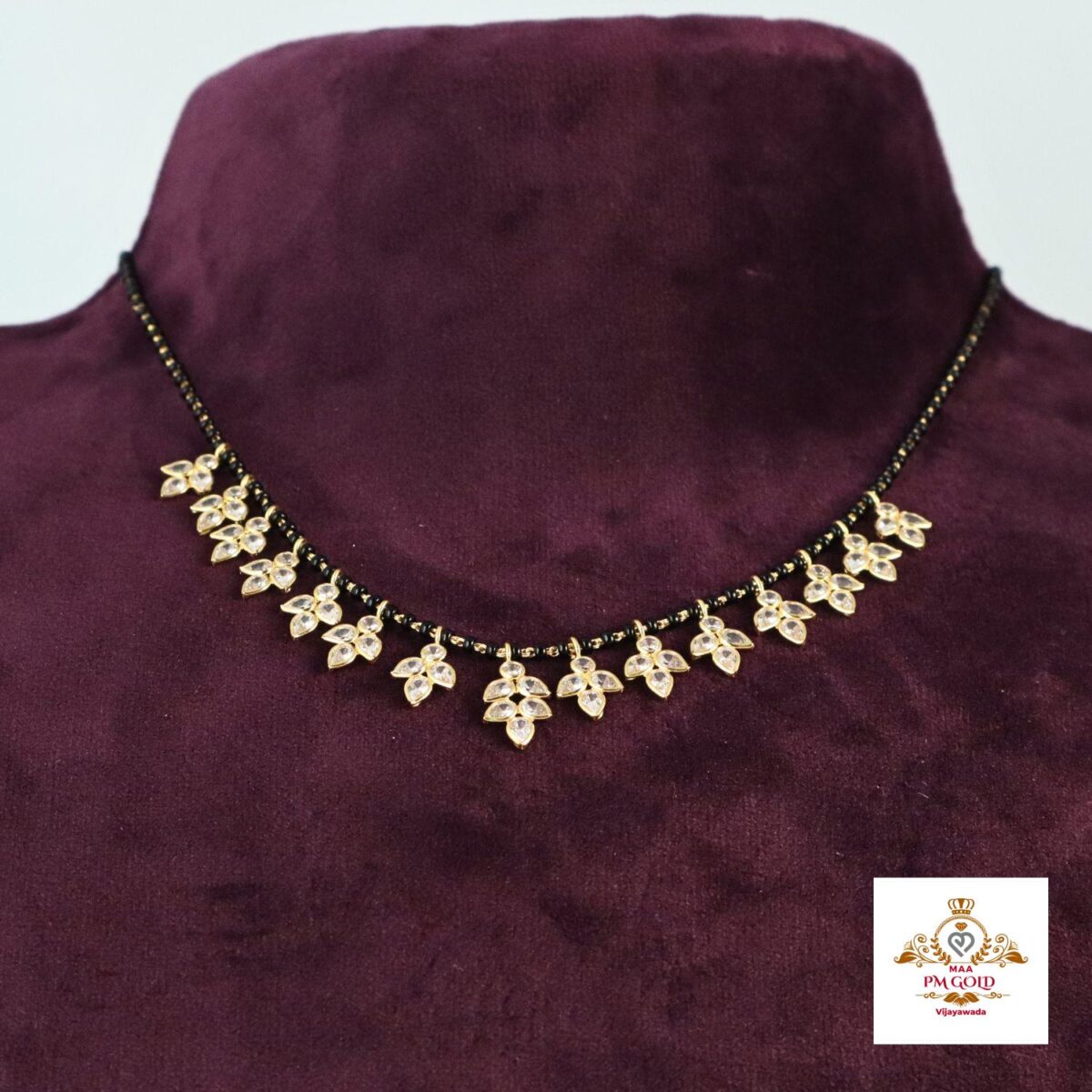 22 kt GOLD MANGALSUTRA MS002