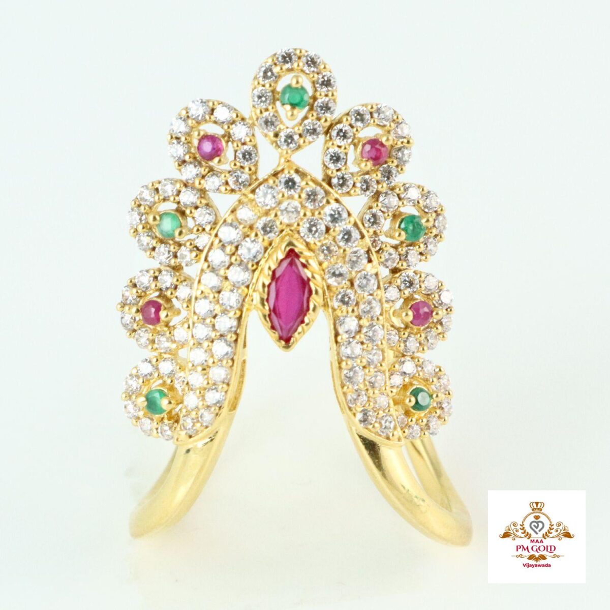 22 kt GOLD VANKI FINGER RING FR003