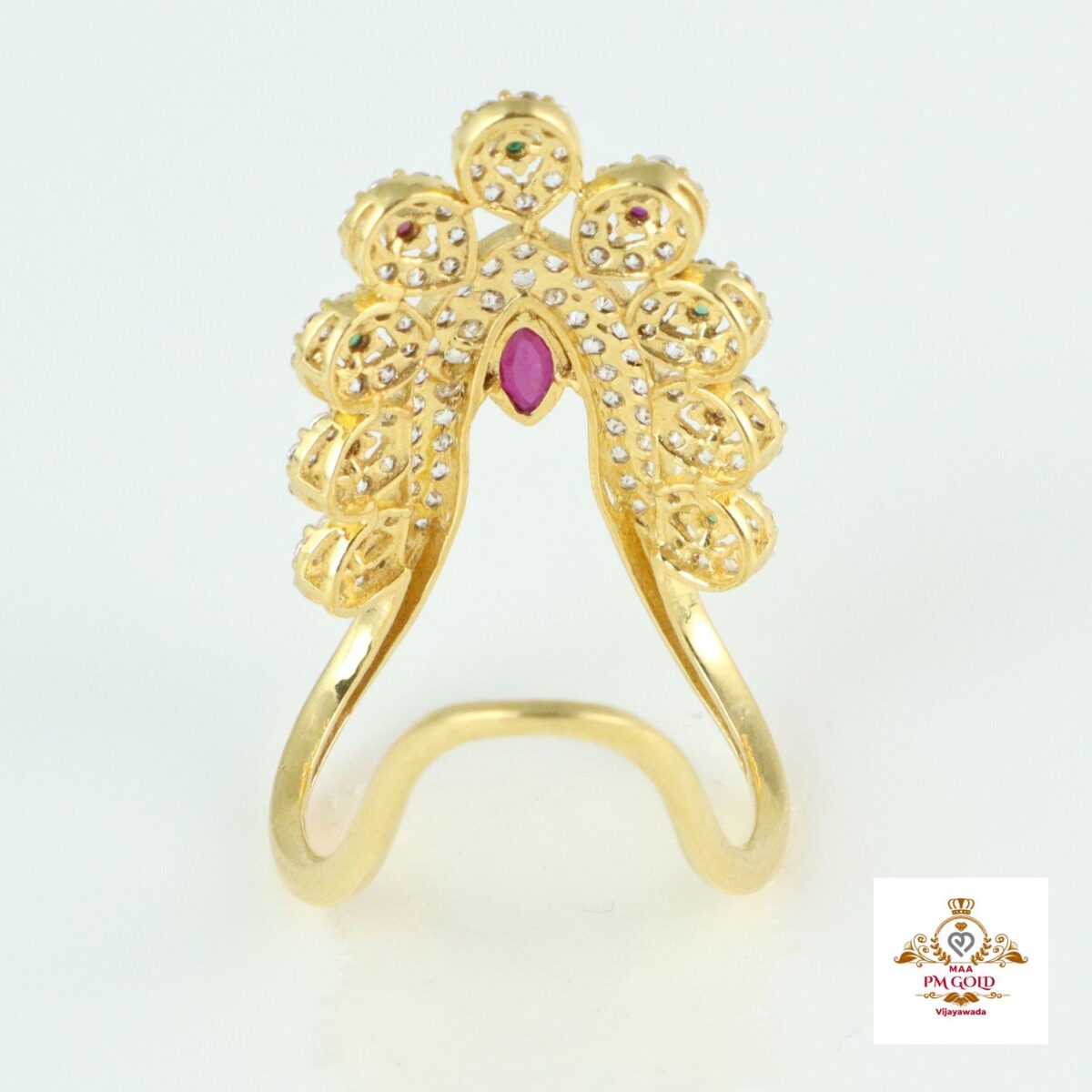 22 kt GOLD VANKI FINGER RING FR003 - Image 3