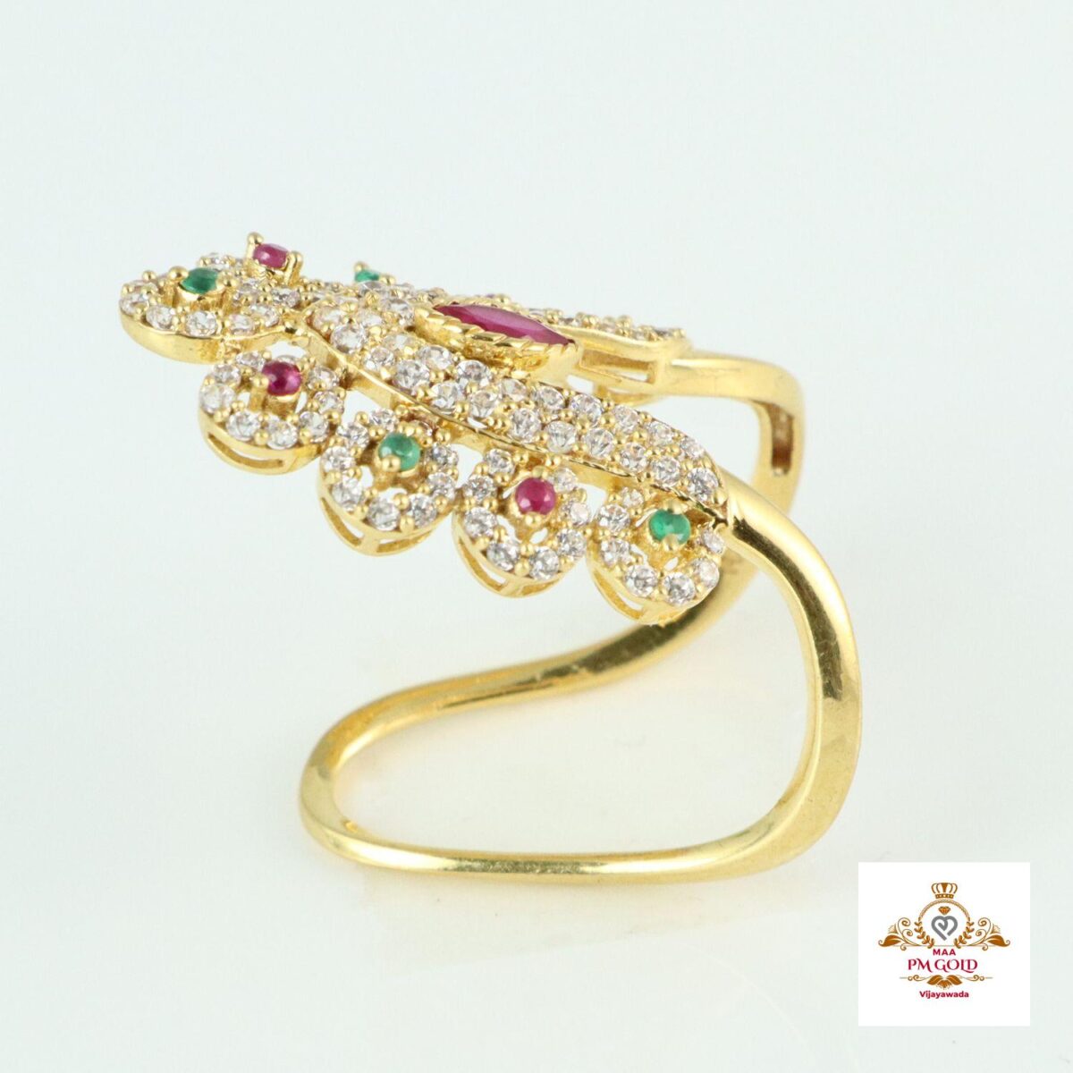 22 kt GOLD VANKI FINGER RING FR003 - Image 2