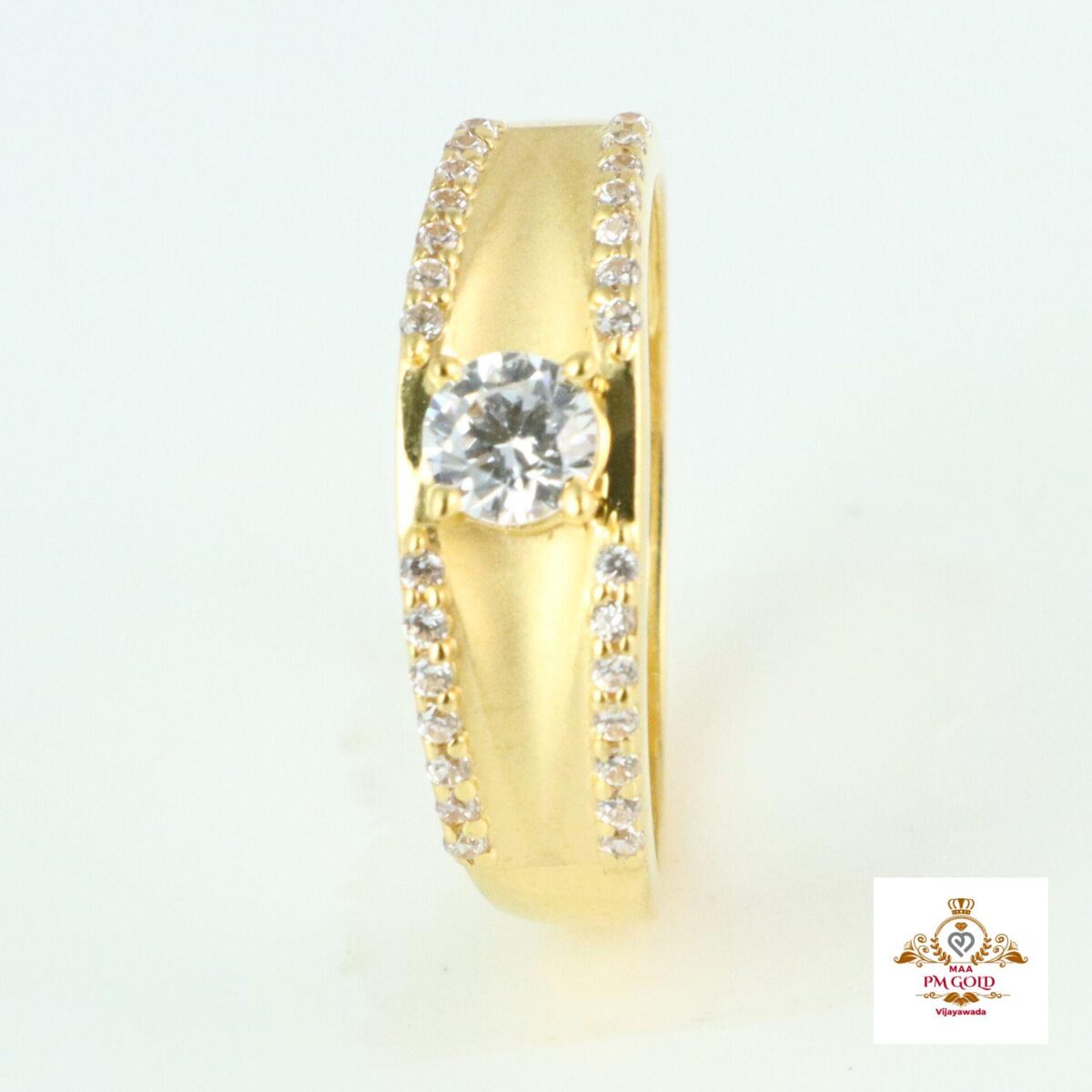 22 kt GOLD BAND FINGER RING FR002 - Image 2