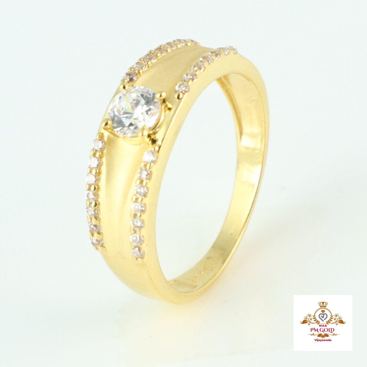 22 kt GOLD BAND FINGER RING FR002