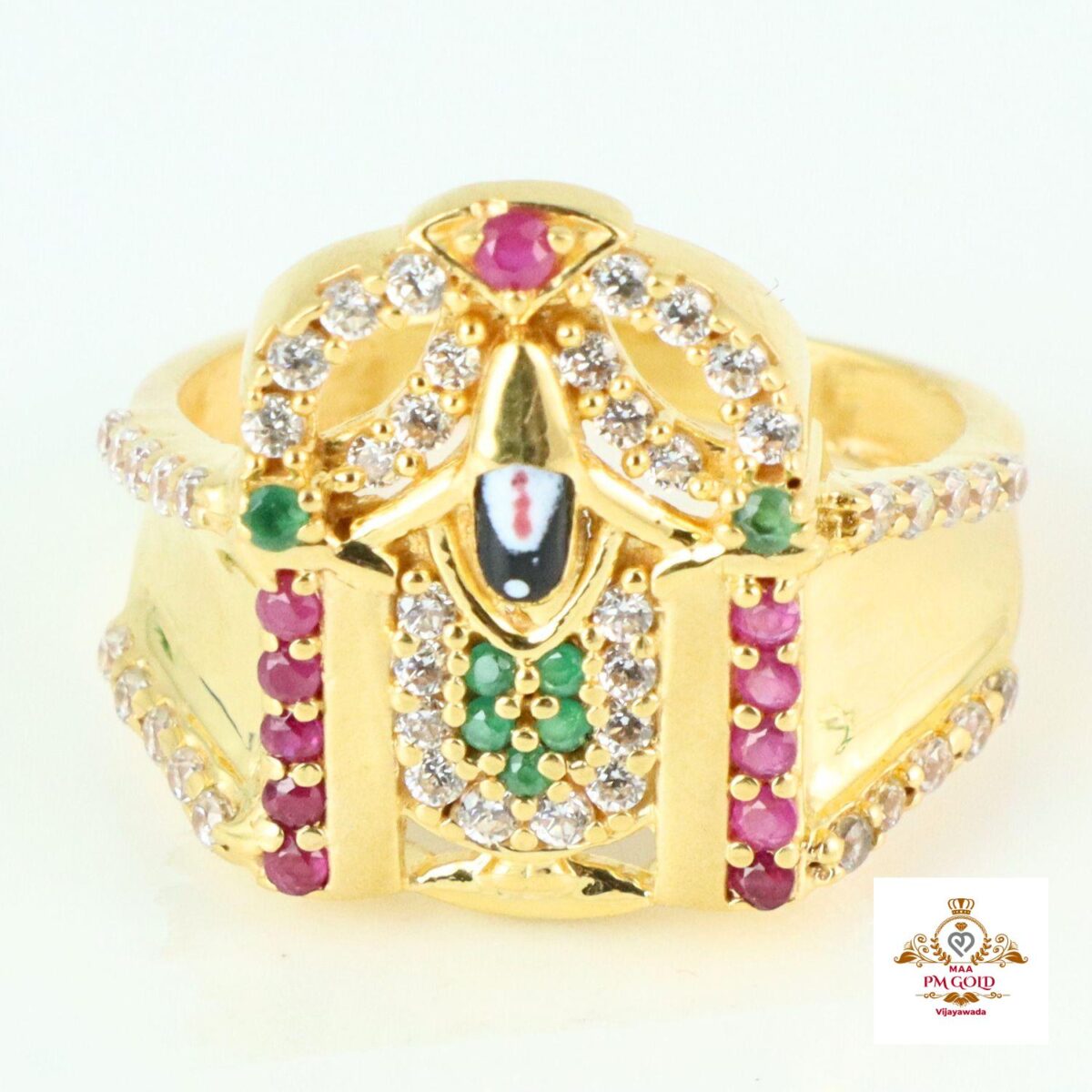 22 kt GOLD BALAJI FINGER RINGS FR007 - Image 5