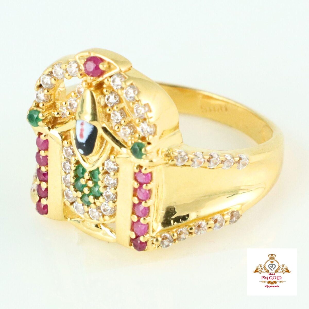 22 kt GOLD BALAJI FINGER RINGS FR007 - Image 3