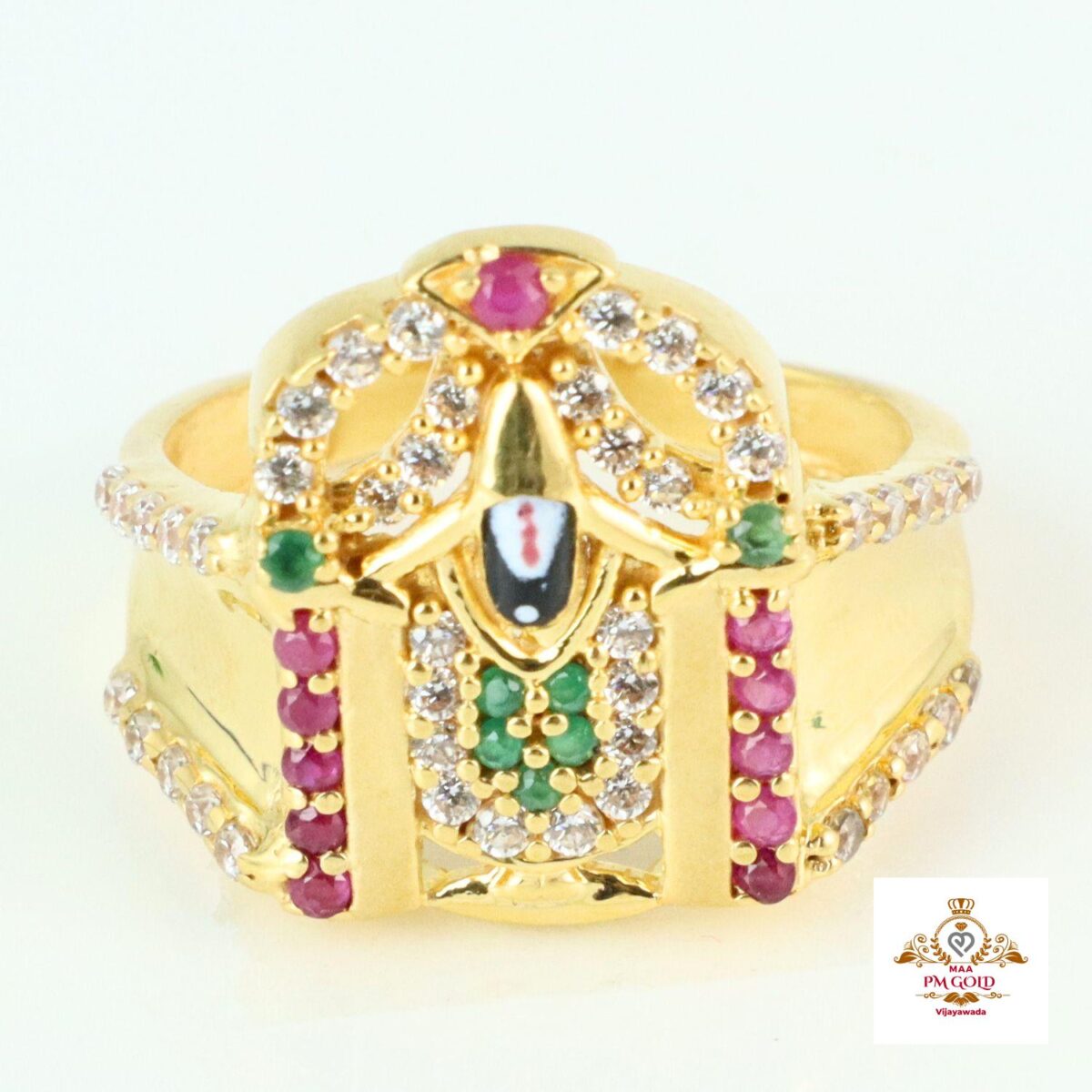 22 kt GOLD BALAJI FINGER RINGS FR007 - Image 2