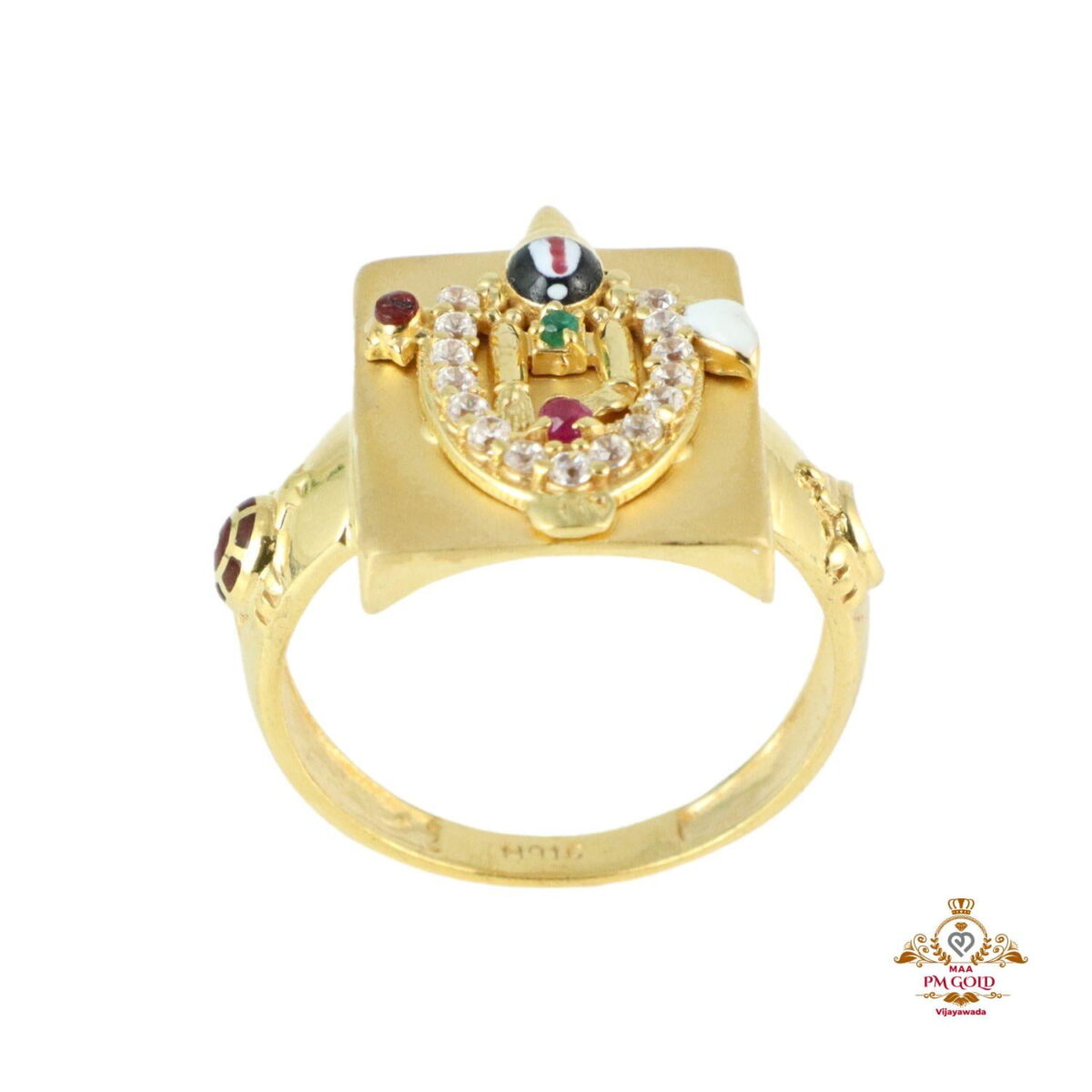 22 kt GOLD BALAJI FINGER RINGS FR008 - Image 2