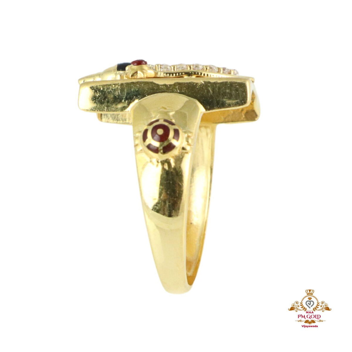 22 kt GOLD BALAJI FINGER RINGS FR008 - Image 4