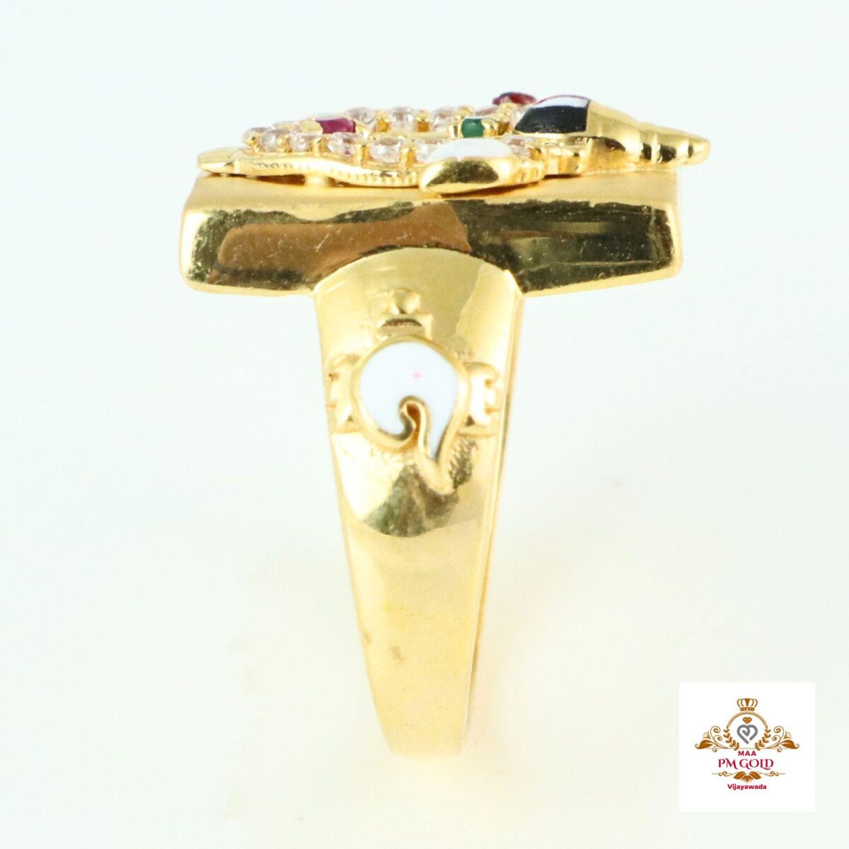 22 kt GOLD BALAJI FINGER RINGS FR008 - Image 3