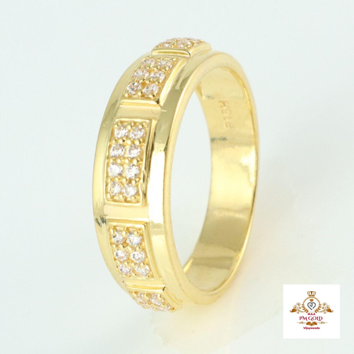 22 kt GOLD BAND FINGER RING FR001