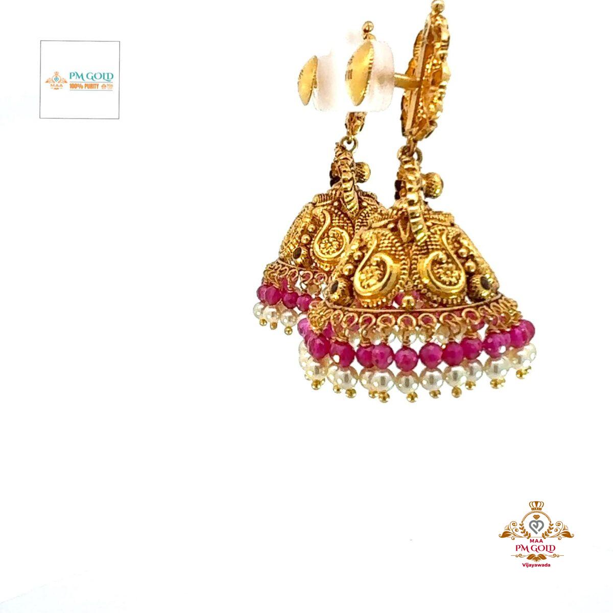 22 kt GOLD EARRING ER004 - Image 4