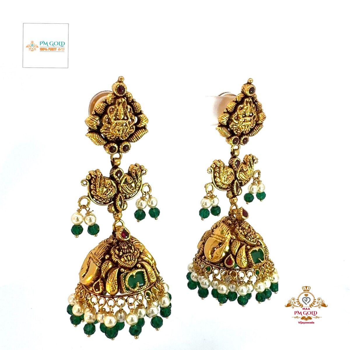 22 kt GOLD EARRING ER006 - Image 2