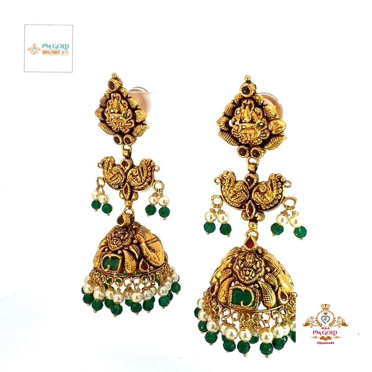 22 kt GOLD EARRING ER006 - Image 3