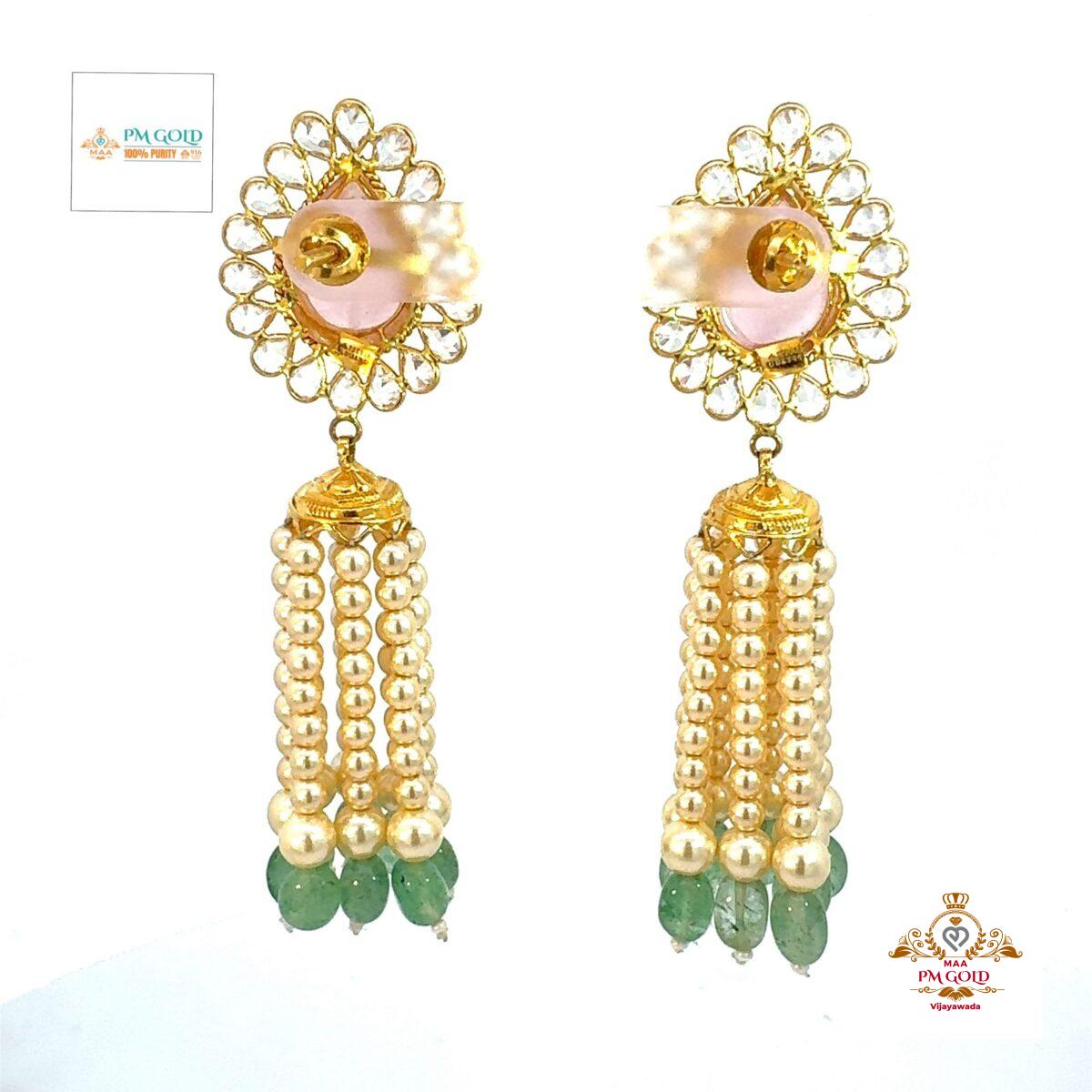 22 kt GOLD EARRING ER008 - Image 4