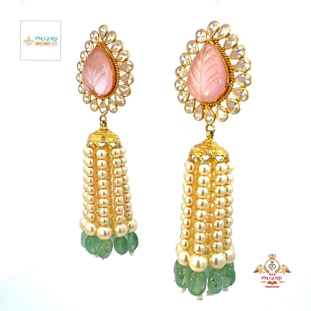 22 kt GOLD EARRING ER008 - Image 2