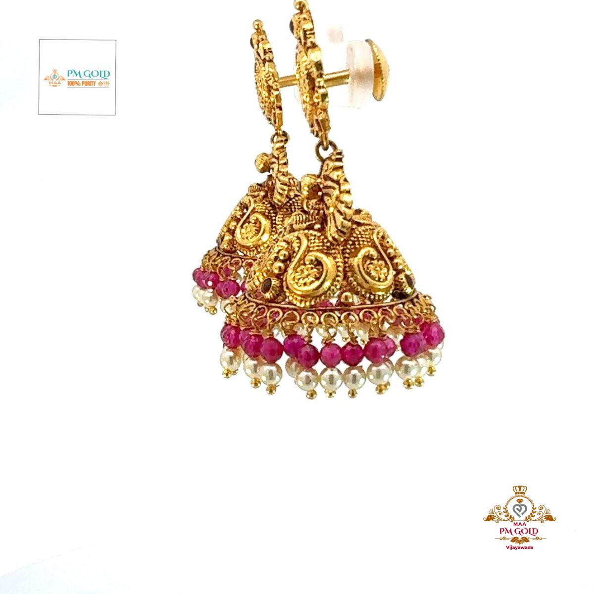 22 kt GOLD EARRING ER004 - Image 3