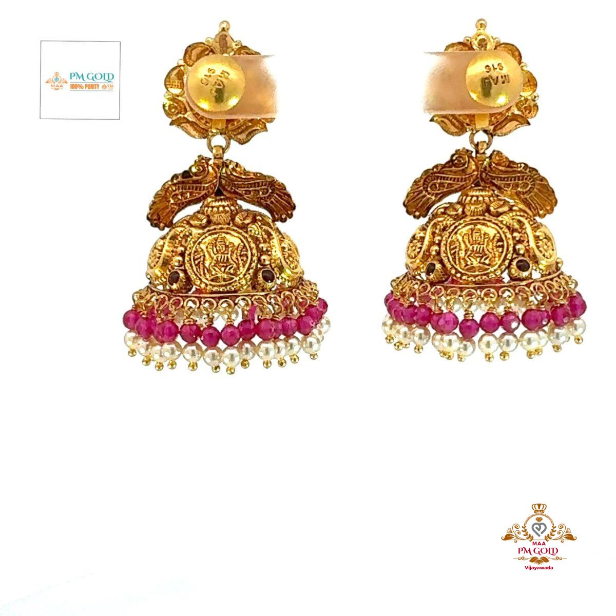 22 kt GOLD EARRING ER004 - Image 2